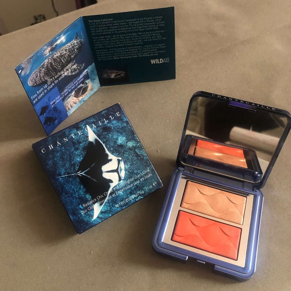 Chantecaille | Radiance Chic Cheek Duo | Coral | NIB